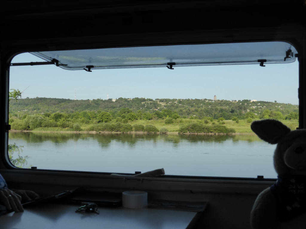 From our window we could see the Ukraine across the river. That as close as we can get as getting visa is not easy.