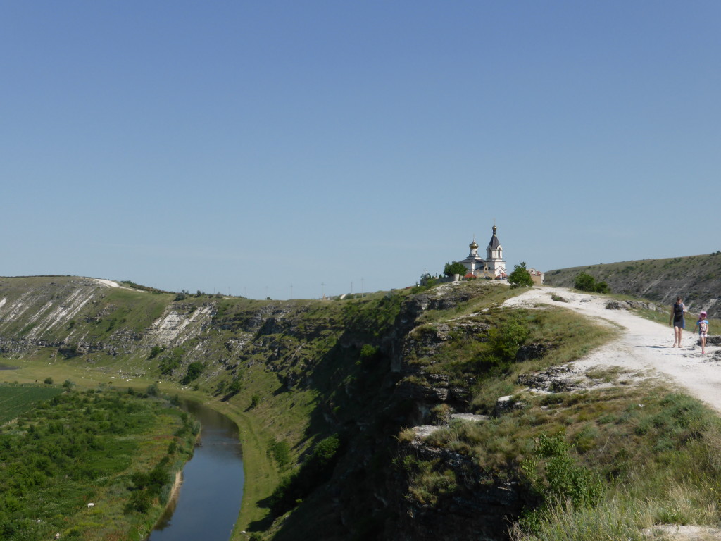 The Monastery overlooking the valley.