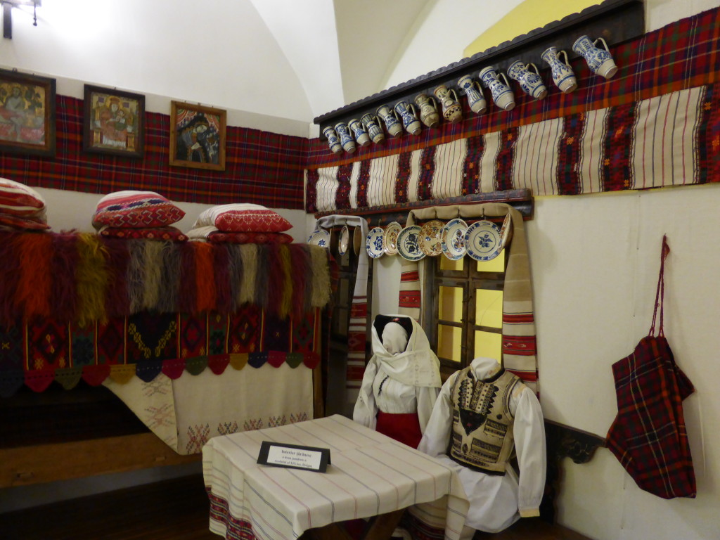 Display inside the Faragas fortress museum.