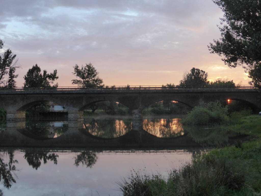 Great view and very quiet. We only saw a man leading cows along the river in the morning.