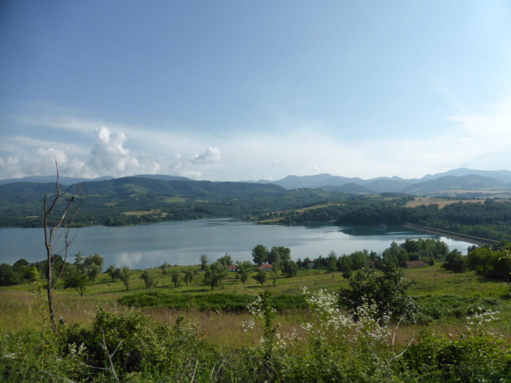 The view just before the forest where we stayed overnight.