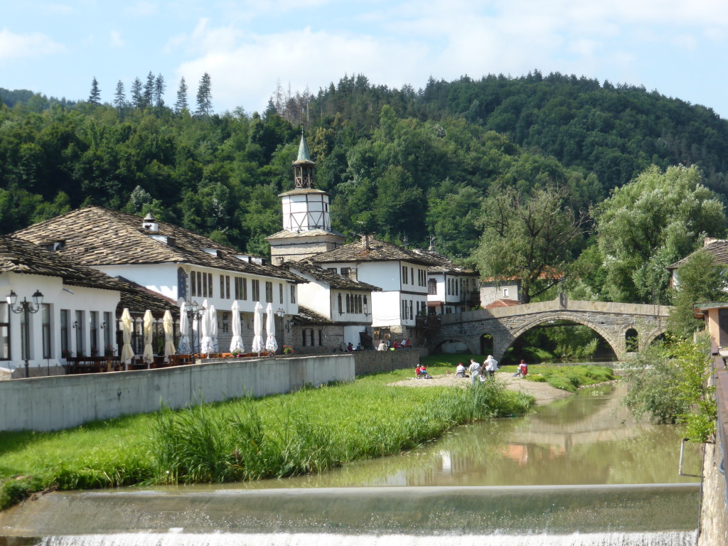 This is the view from our carpark in Tryavna. We couldn't had got much closer and it was free.