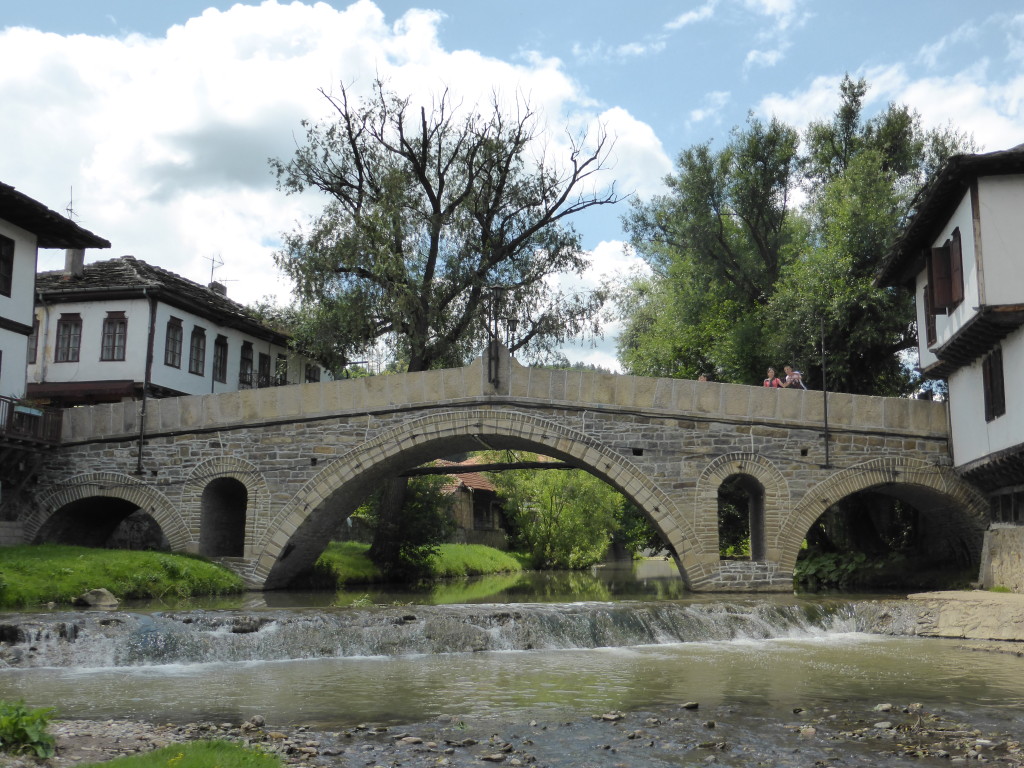 The stone bridge. This was the view we had at lunch.