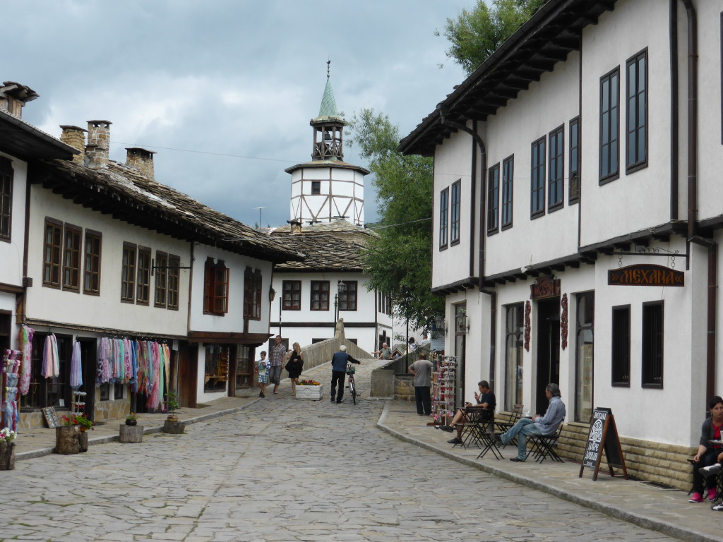 The approach to the old bridge from the cobbled stoned road. On this street were many woodcarvers and other craftsman.