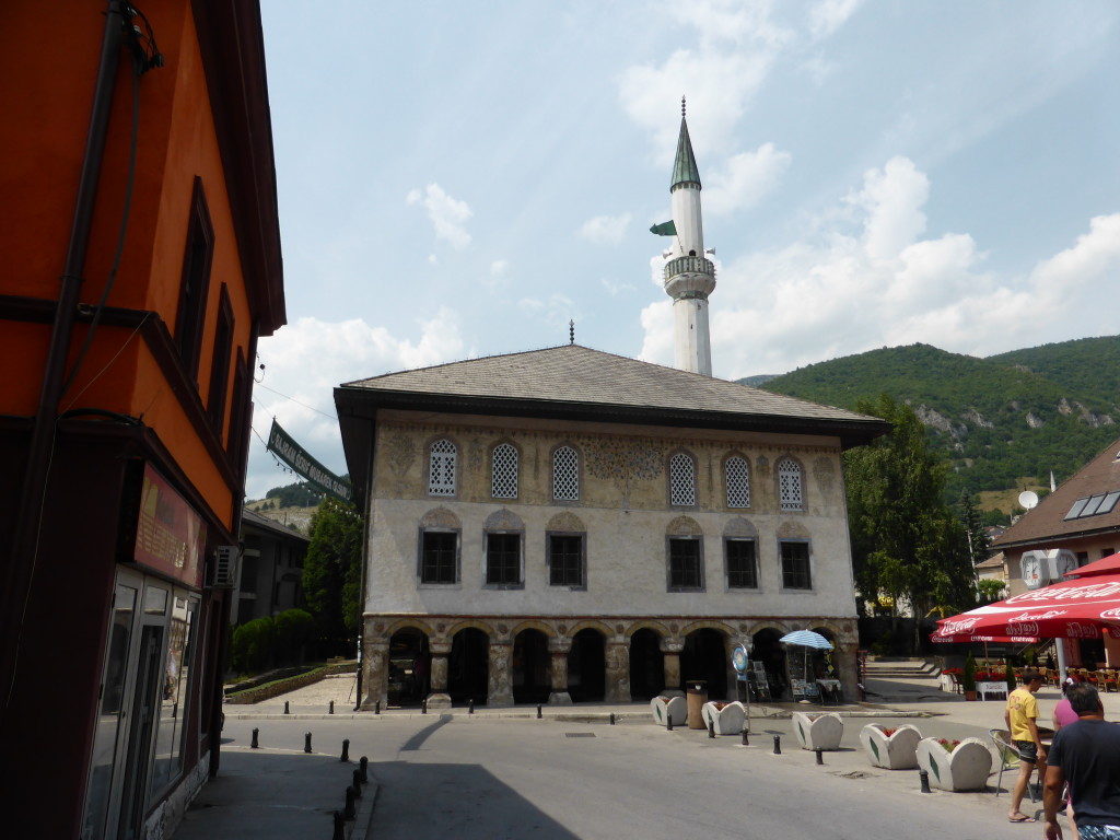 An Old Mosque in the old town square.