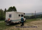 Wild camping spot in Austria
